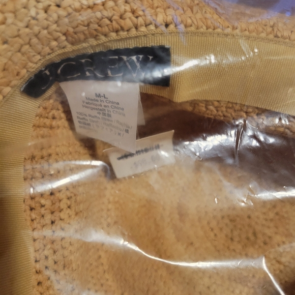 J. Crew Packable Raffia Bucket Hat - natural straw main image 8
